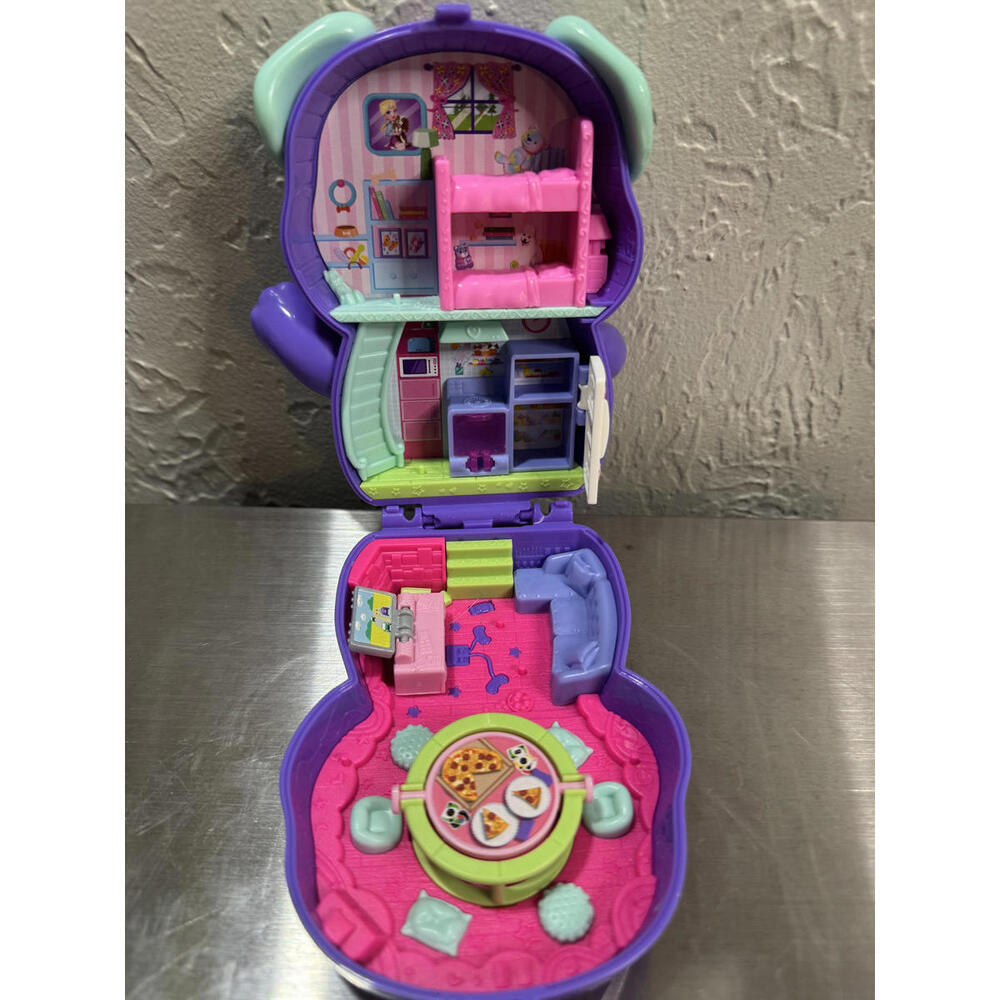 Polly Pocket Purple Puppy House Compact Playset - Picture 2 of 4